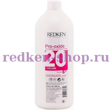 Redken Pro-Oxide 20 Vol Про-Оксид 6% Крем-проявитель для окрашивающих средств 1000 мл Redken Pro-Oxide 20 Vol Про-Оксид 6% Крем-проявитель для окрашивающих средств 1000 мл